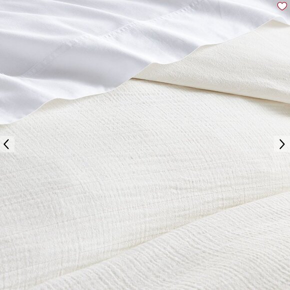 Pottery Barn Teen Soft Gauze Duvet, Twin, Ivory #7821722 - Picture 2 of 5